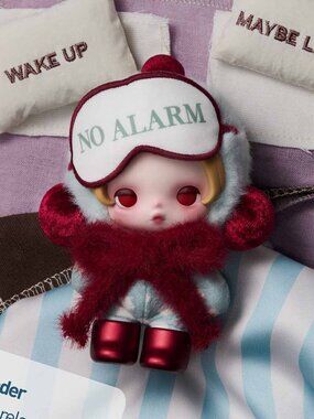 POP MART Skullpanda Off Mode Series Plush Doll Pendant - Hit Snooze